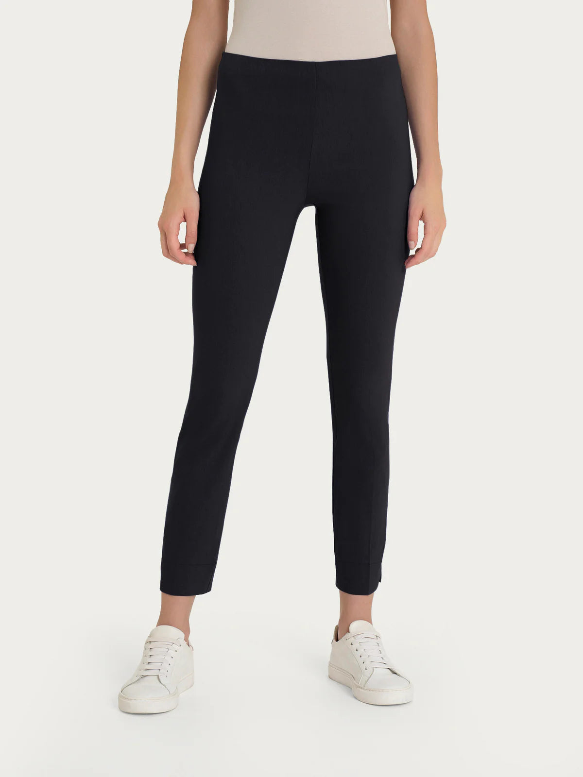 Ragno - Pantalone capri con spacchetti in Super Fresh - Donna