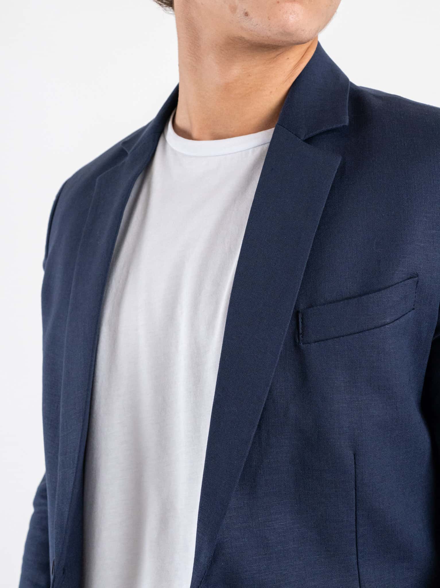Imperial - Giacca monopetto da abito in misto lino - Uomo