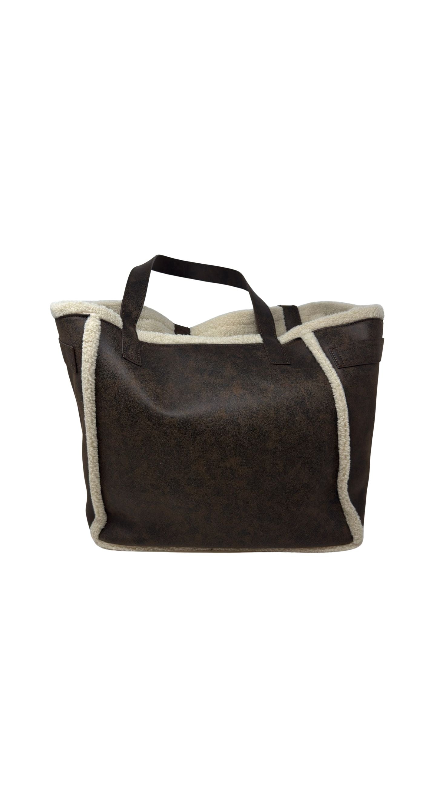 Yes Zee - Borsa Shopper Effetto Soft-Touch - Donna