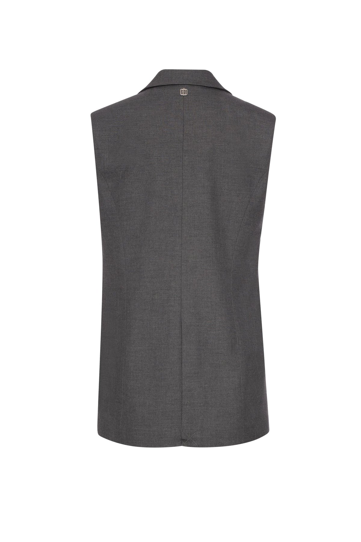 Fracomina - Gilet regular lungo monopetto - Donna