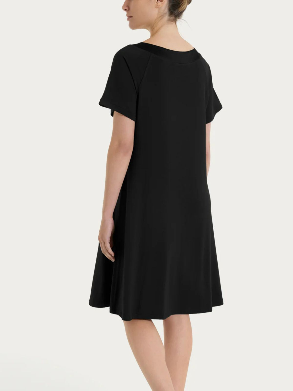 Ragno - Abito con collo a sviluppo circolare in Viscosa Summer - Donna