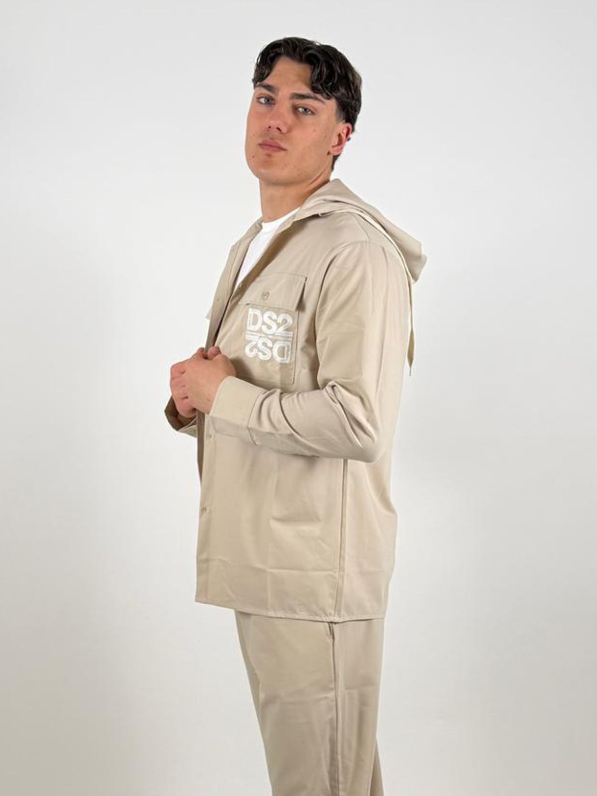 Camicia con tasca logata Uomo - Ds2