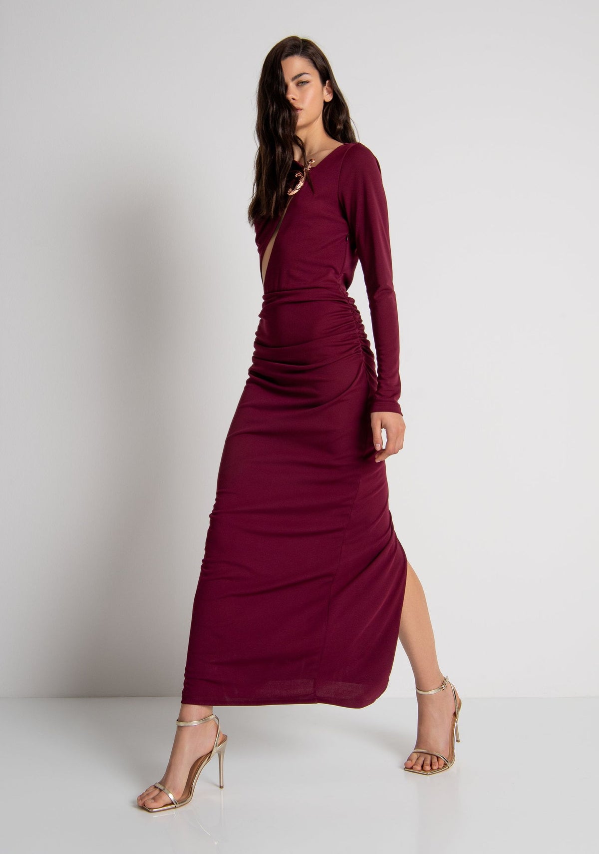 Fracomina - Abito slim lungo - Donna