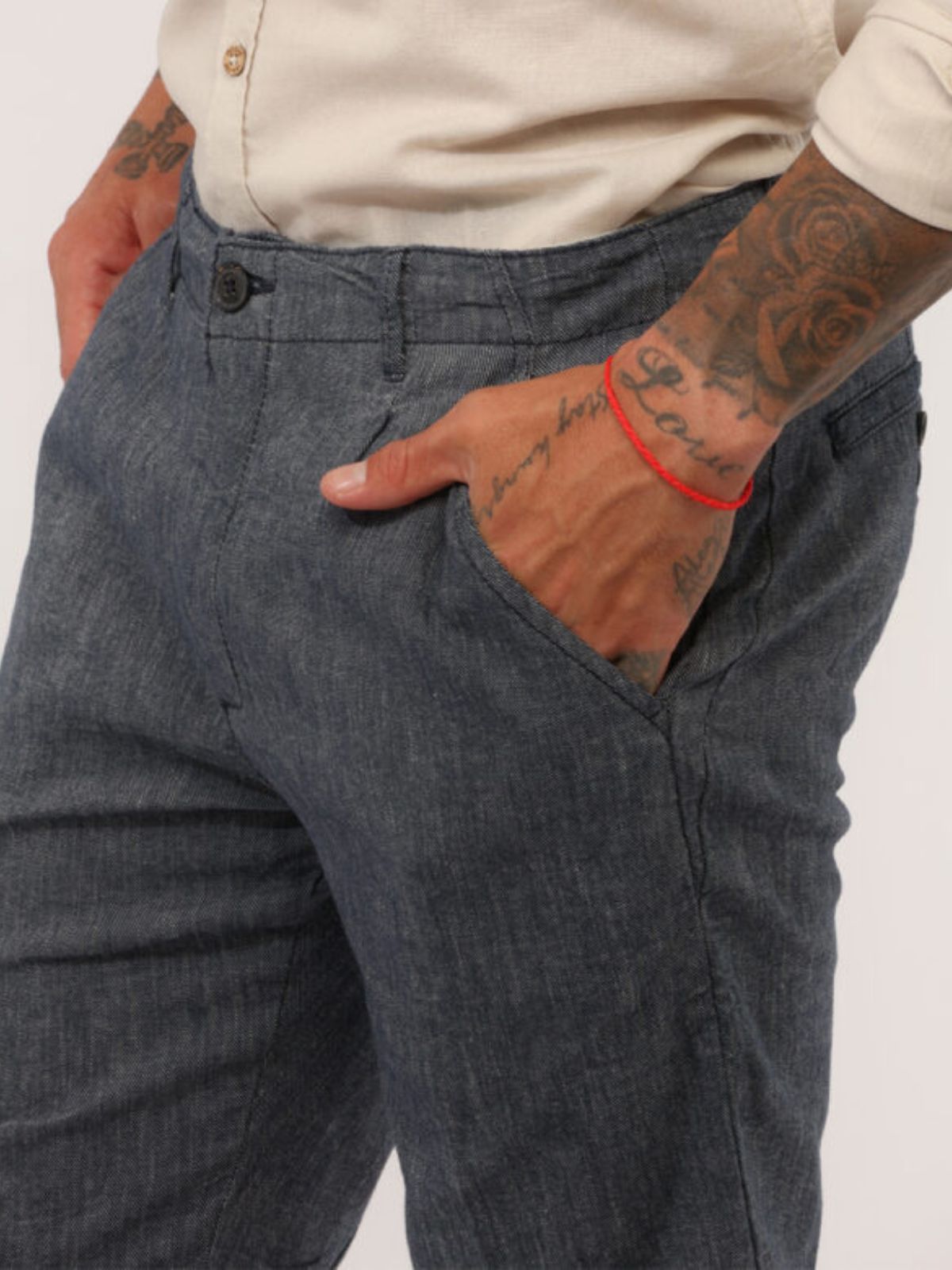 Yes Zee - Bermuda Jeans  Chinos - Uomo