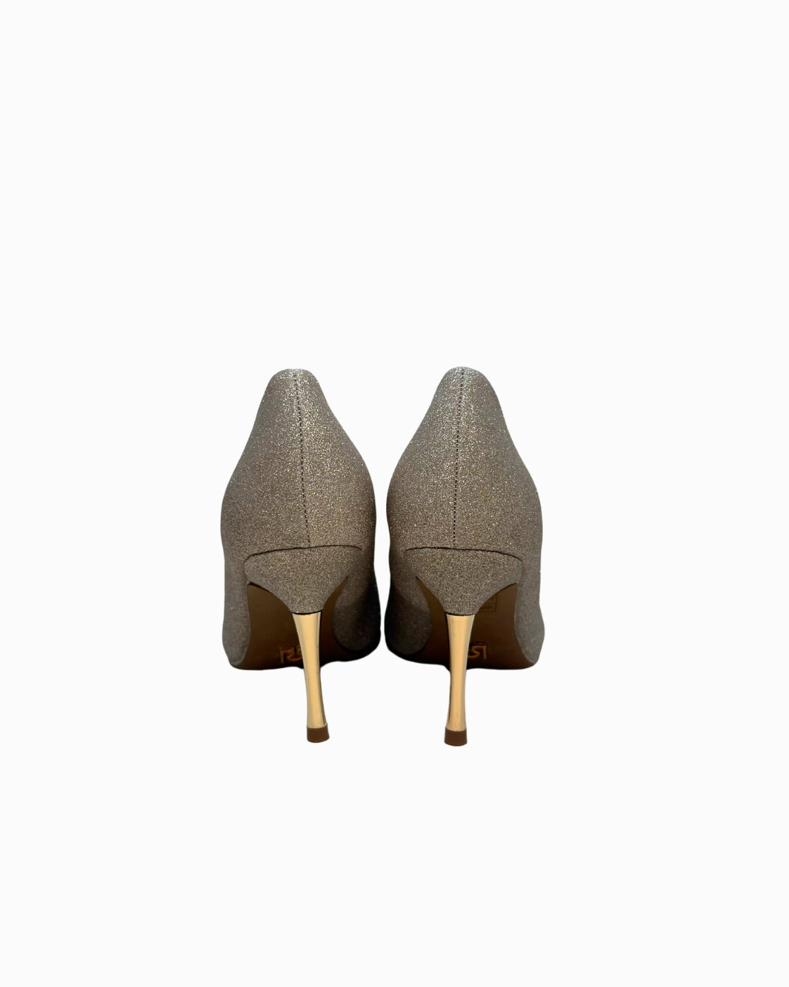 Rinascimento - Dècolletè Glitterata Con Tacco Cromato - Donna
