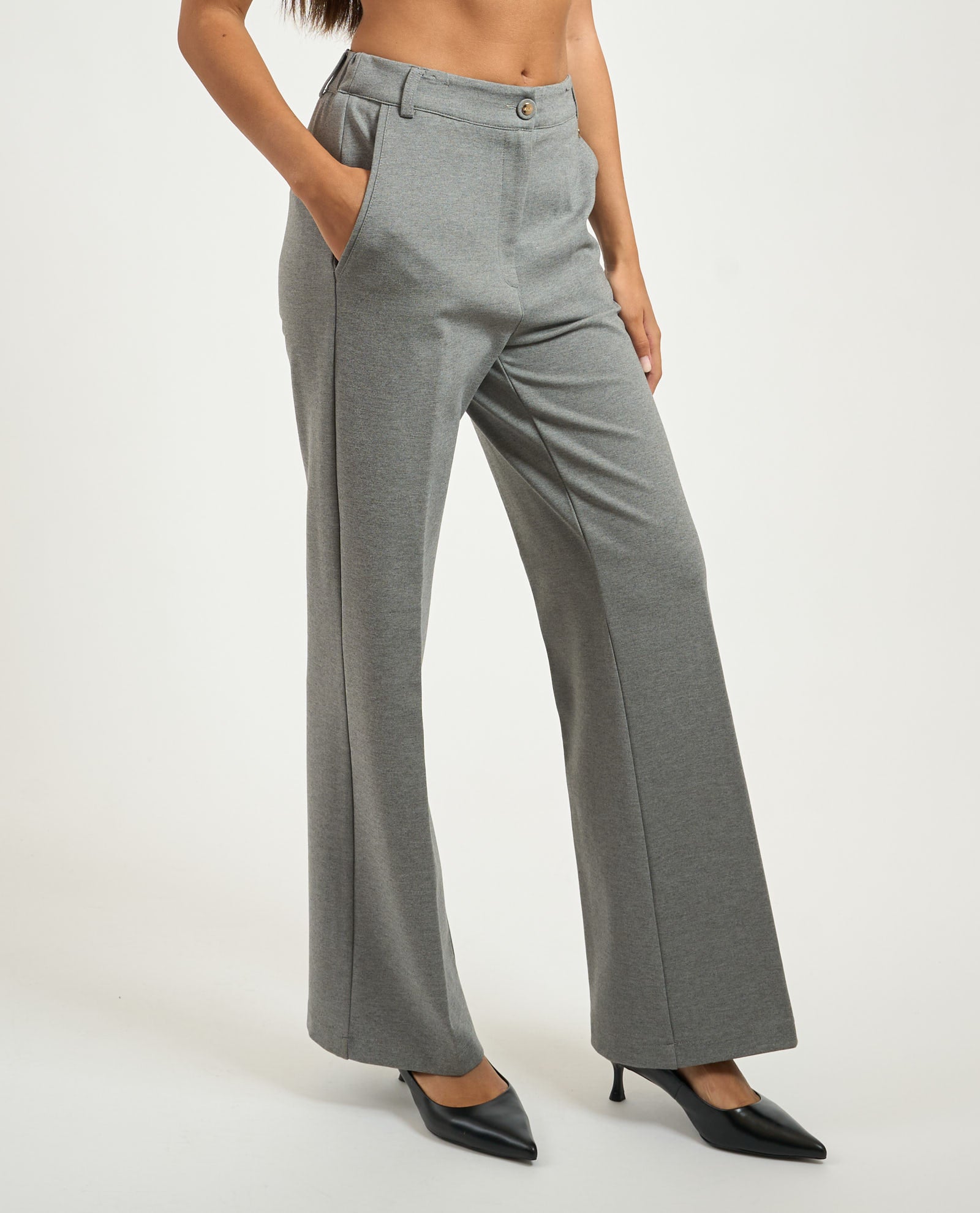 Pantalone Donna Palazzo In Punto Milano Donna - Yes Zee -