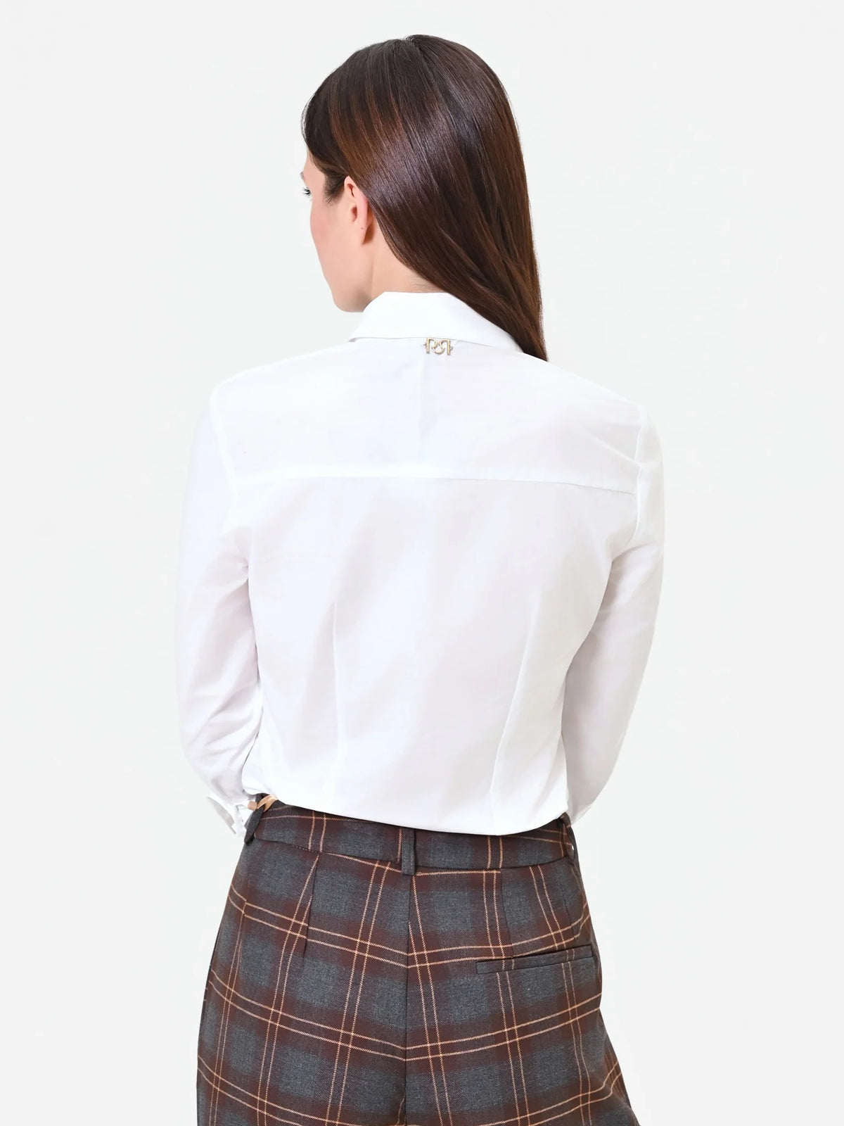 Rinascimento - Camicia sciancrata in cotone - Donna