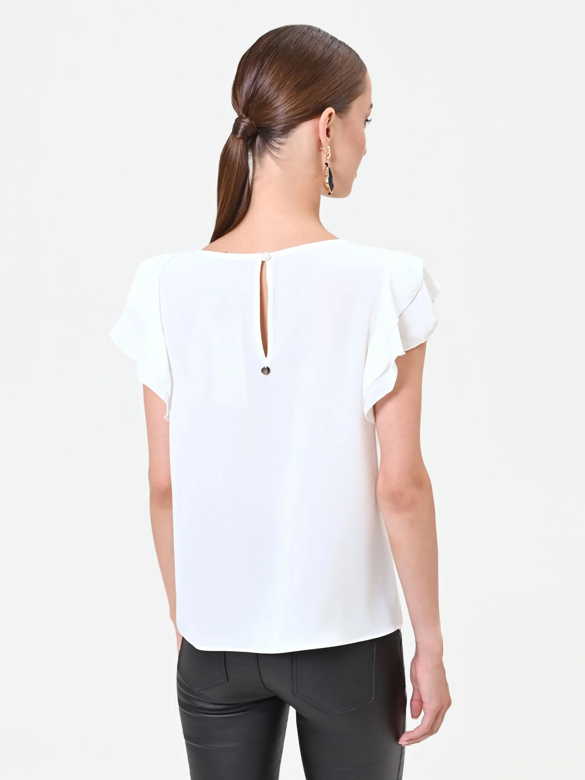 Rinascimento - Blusa con volant - Donna