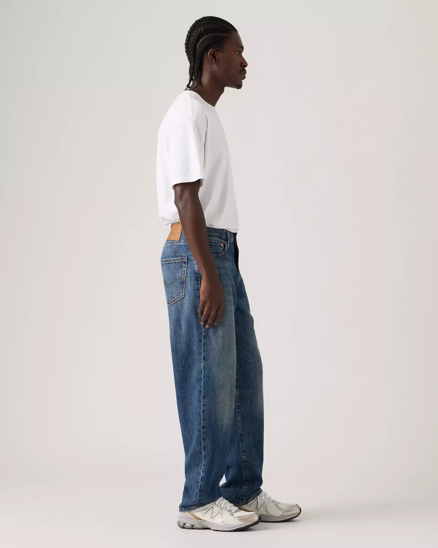 Levis - Jeans 568 dritti larghi Linen+Denim - Uomo