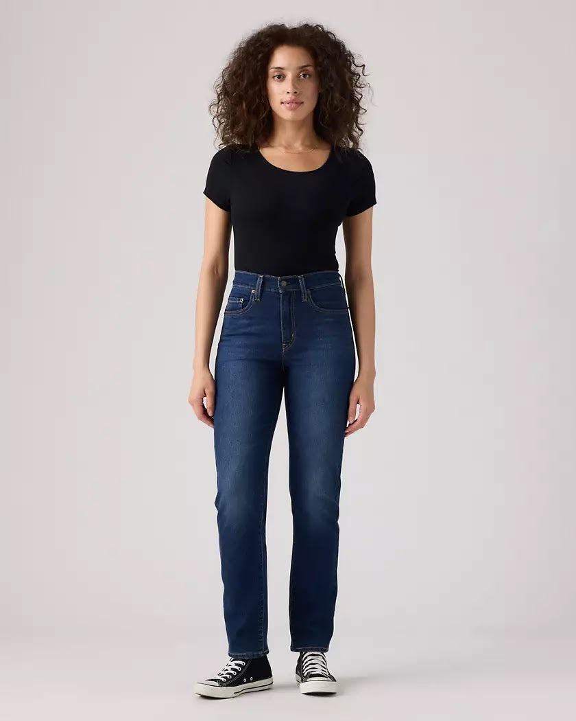 Levi's - 724 High Rise Straight Chelsea Carbon Glow 2024 - Donna
