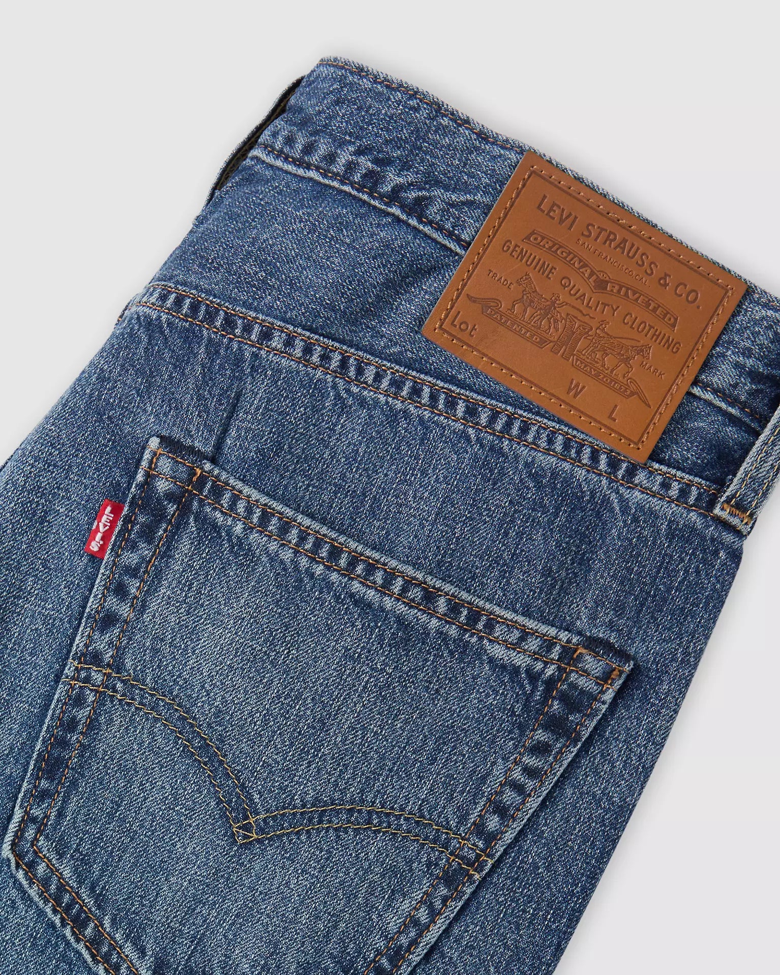 Levis - Jeans 568 dritti larghi Linen+Denim - Uomo