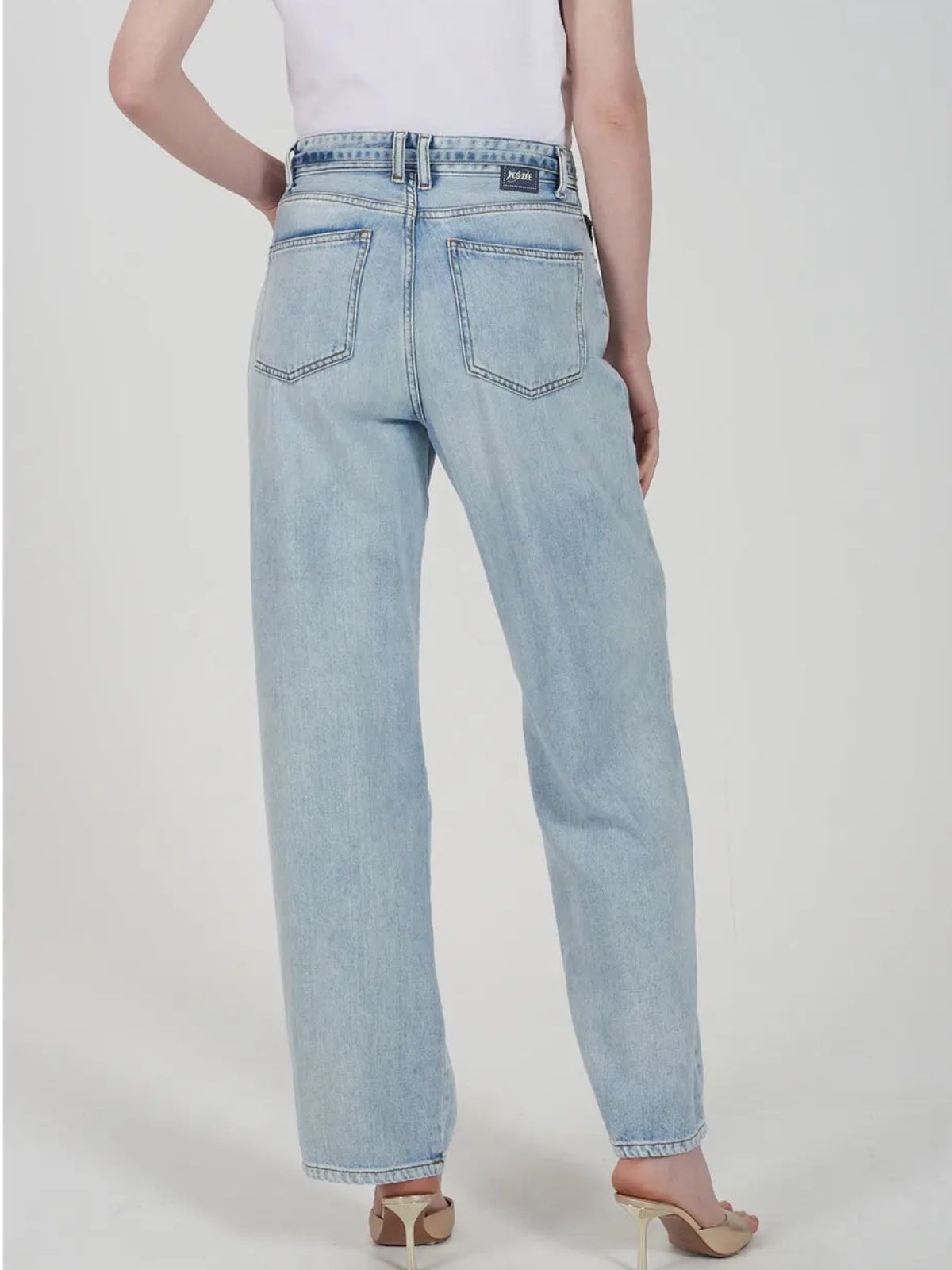 Yes Zee - Jeans Donna Palazzo con  Pinces - Donna