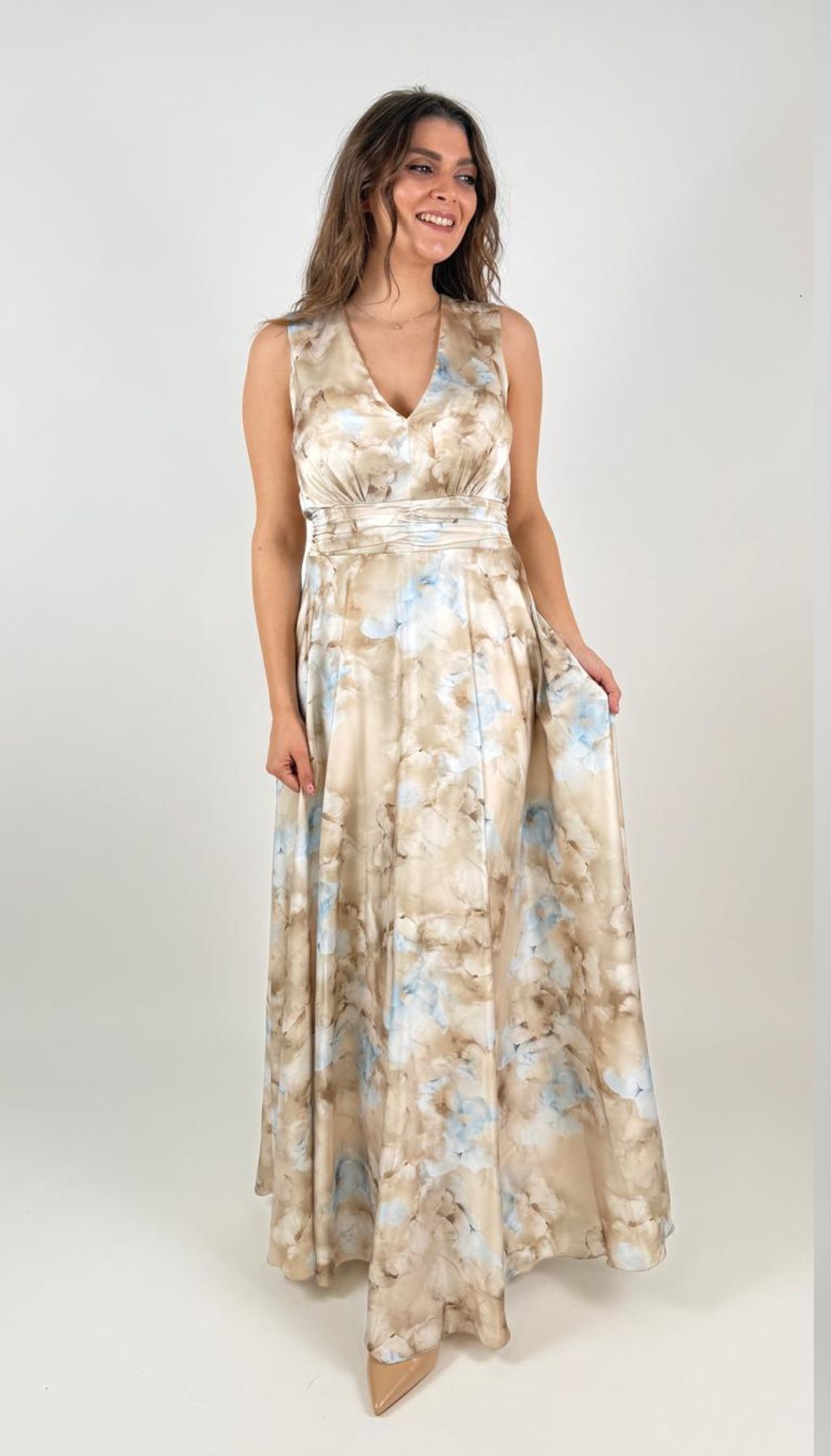 Abito lungo fluido Donna - Rinascimento