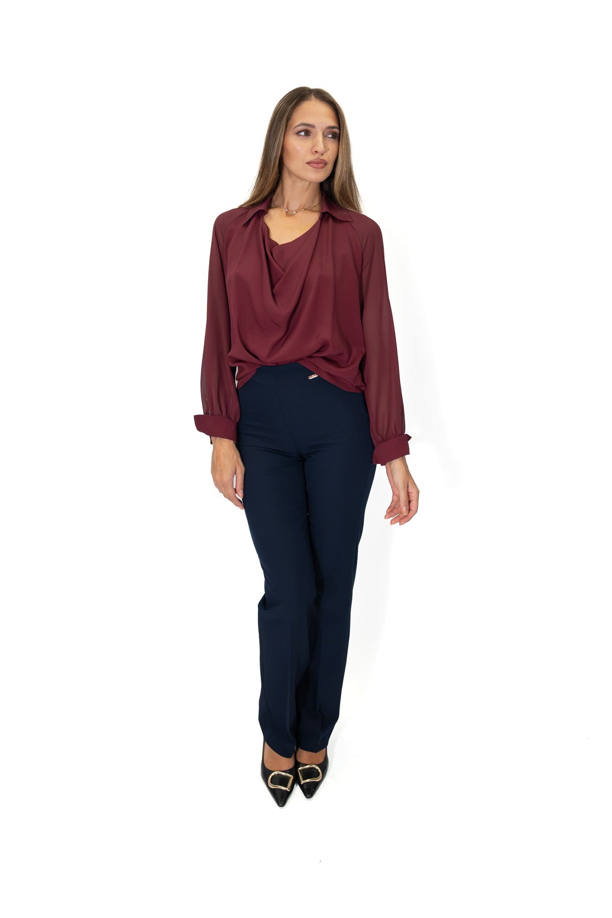 PennyBlack - Blusa in mix di materiali - Donna