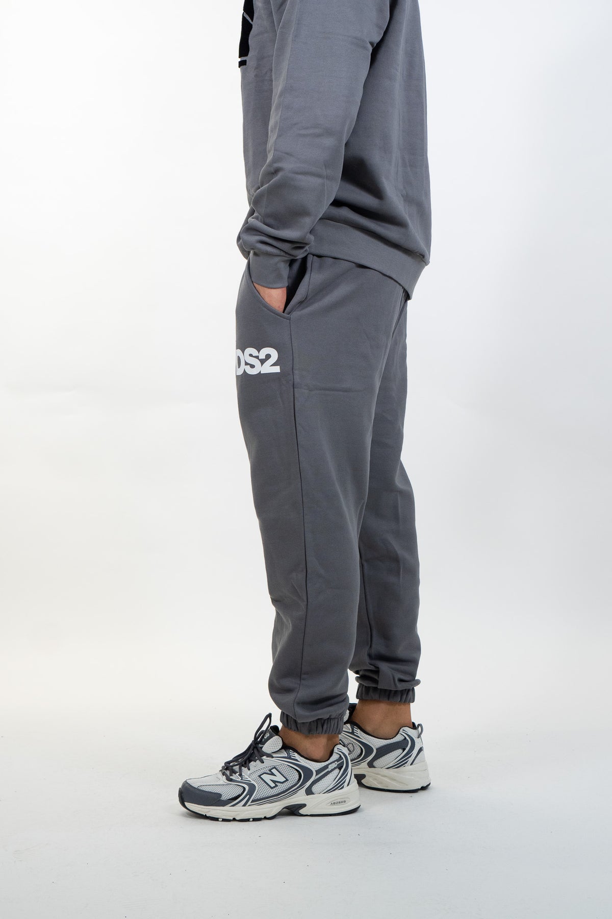 Ds2 - Pantalone tuta con maxi logo - Uomo