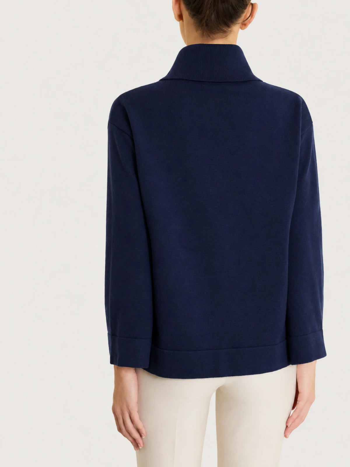 Ragno - Maglia con collo a ciambella in NaturalSoft - Donna