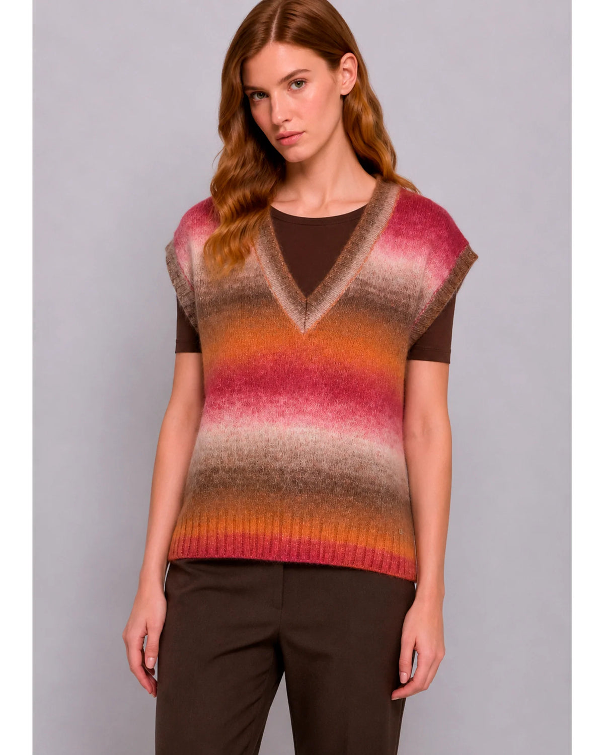 Gaudì - Gilet da donna in lana a righe - Donna