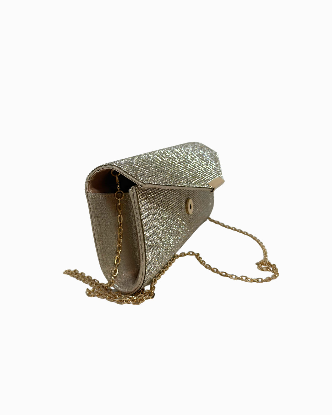 Rinascimento - Pochette con strass e catena - Donna