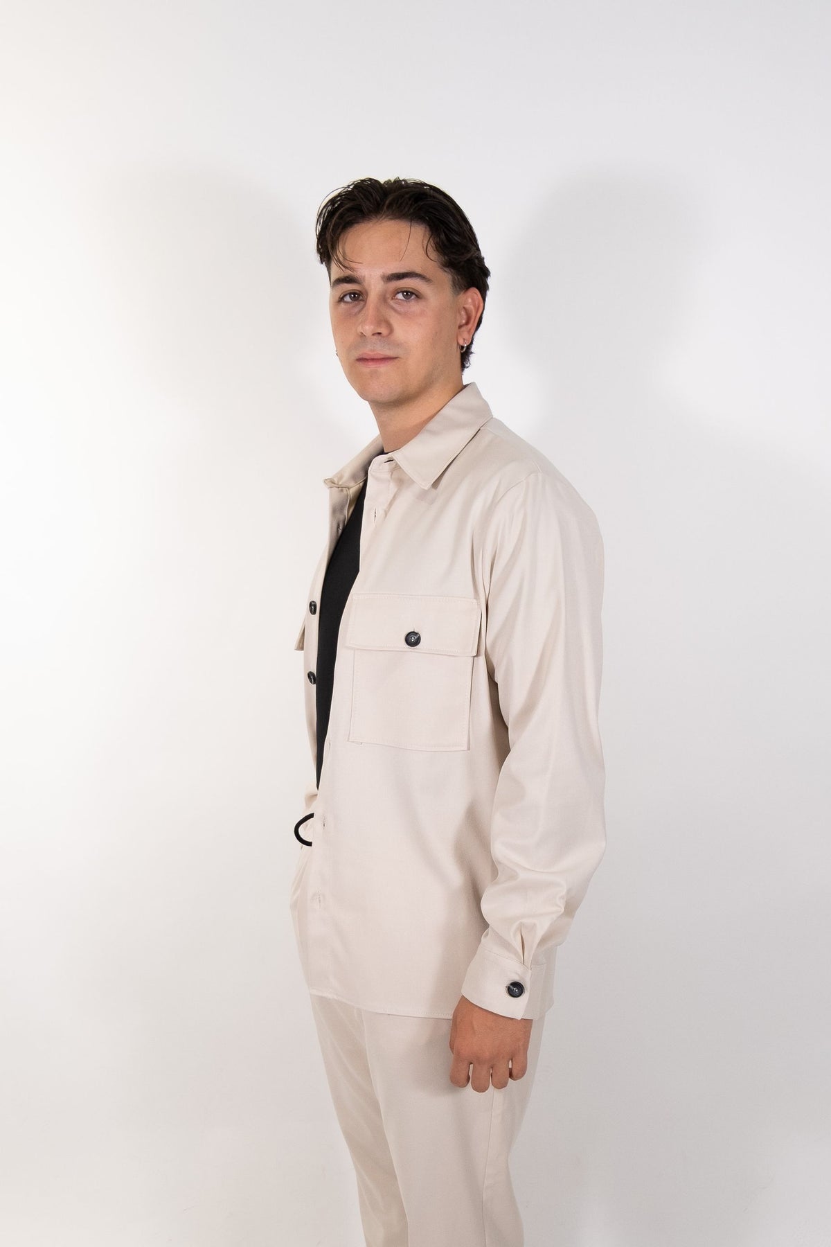 Imperial - Camicia con tasche frontali e bottoni a vista - Uomo
