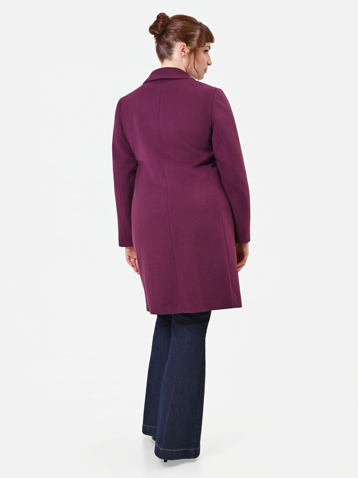 Rinascimento Curvy - Cappotto monopetto in velour - Donna