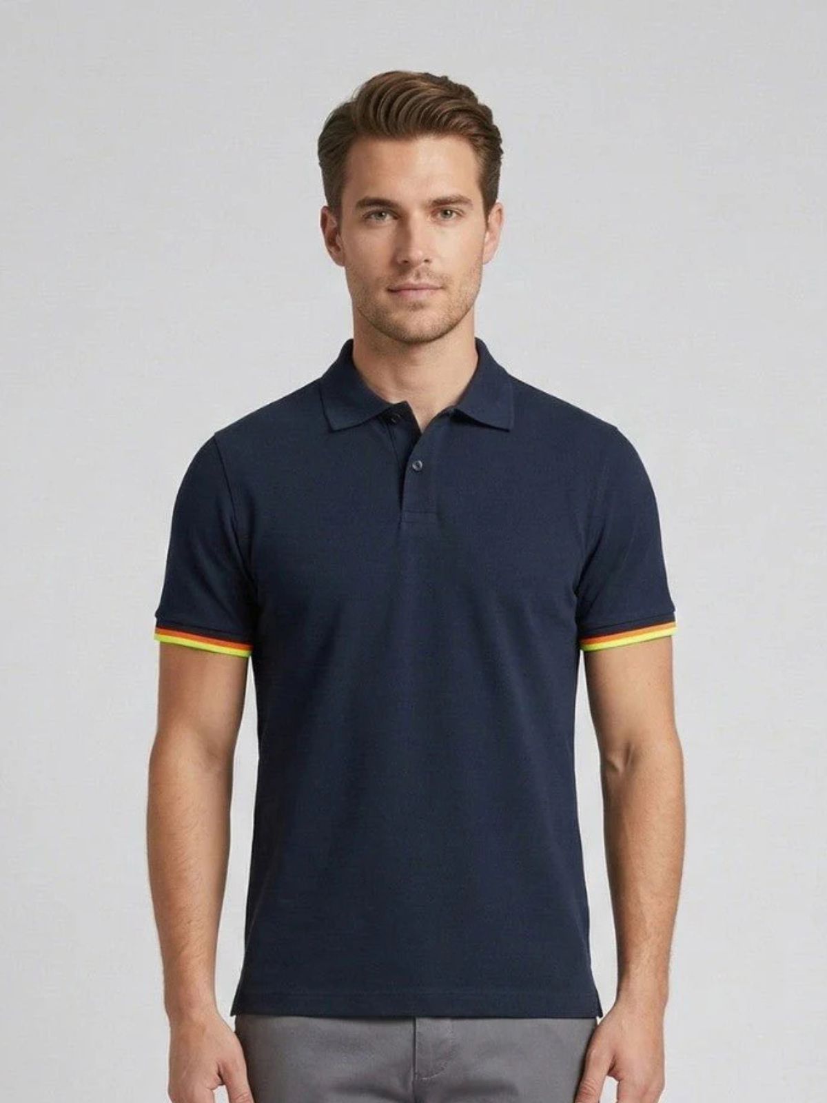 Markup - Polo in Piquet di cotone Stretch - Uomo
