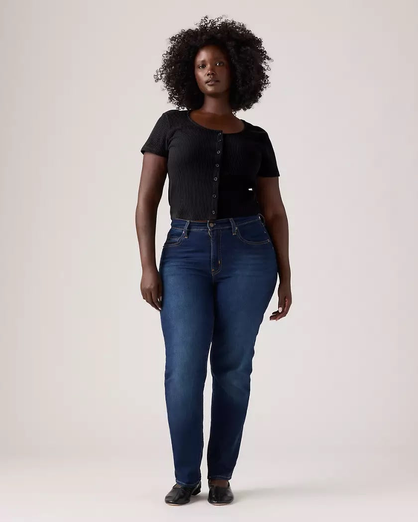 Levi's - 724 High Rise Straight Chelsea Carbon Glow 2024 - Donna