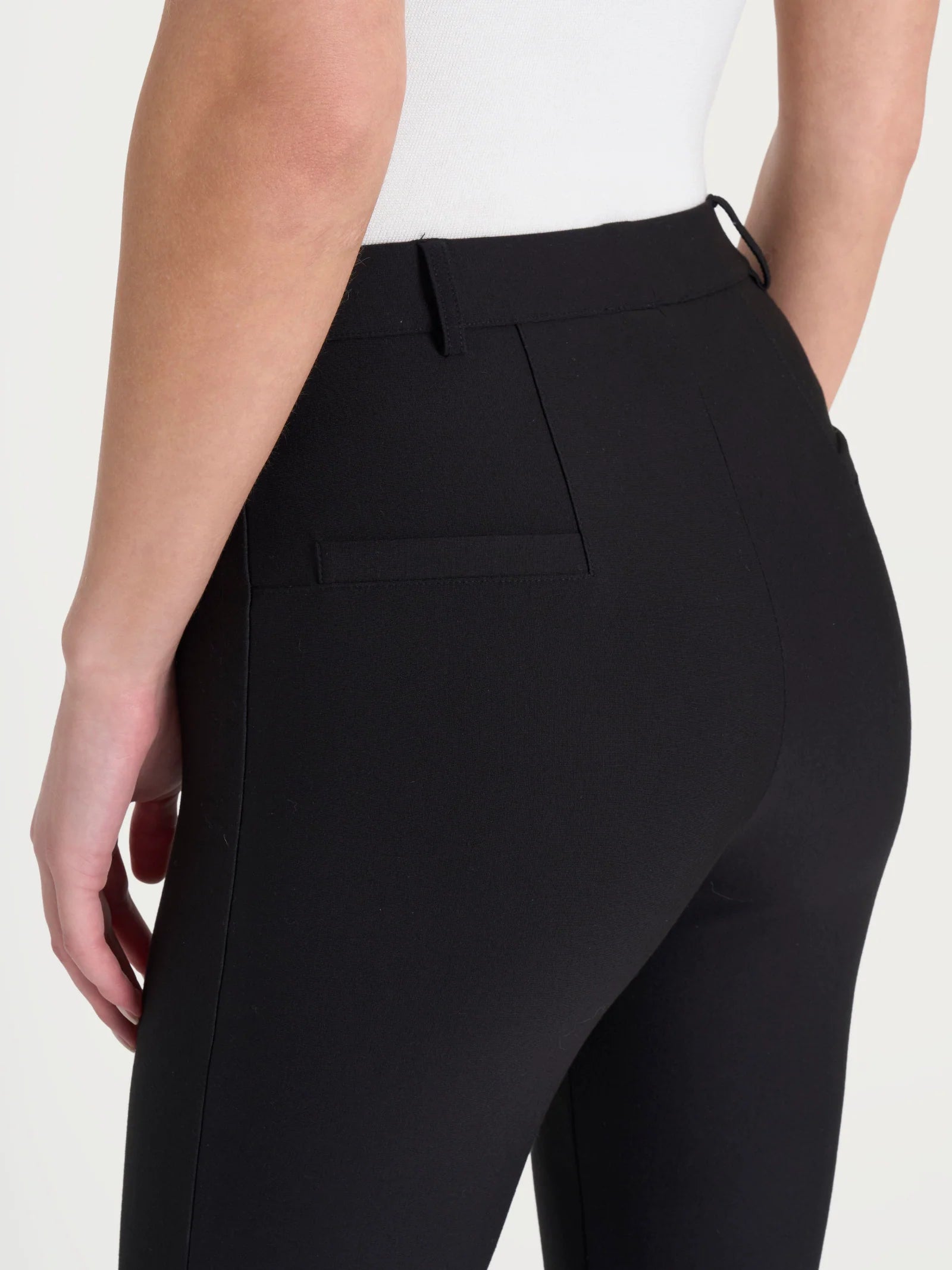 Ragno - Pantalone flare alla caviglia in Compact - Donna