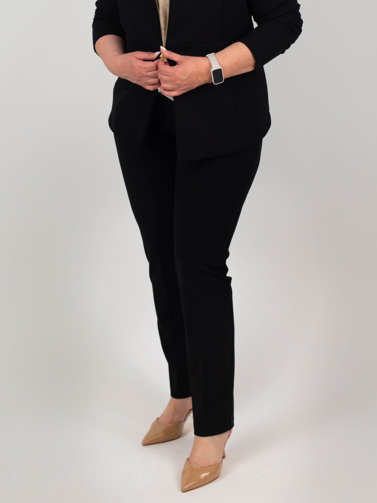 Rinascimento Curvy - Pantalone con coulisse skinny - Donna