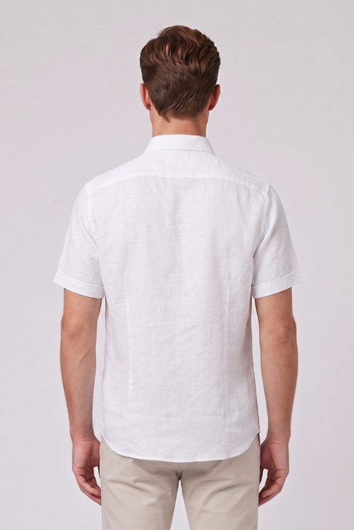 Markup - Camicia M/M Francese 100% Lino - Uomo