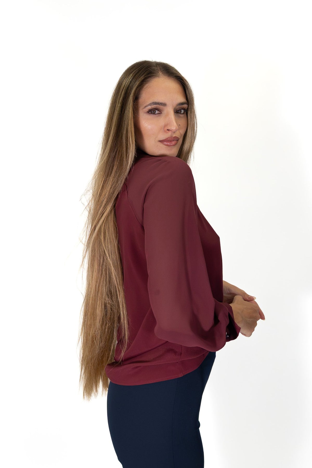 PennyBlack - Blusa in mix di materiali - Donna