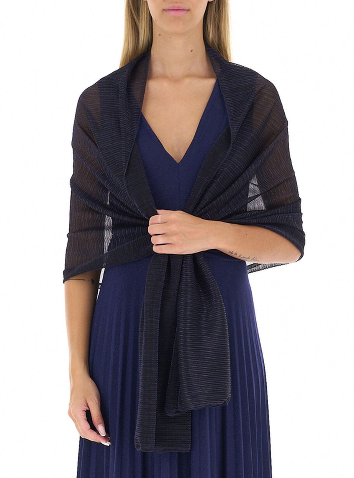 Rinascimento - Stola-foulard in lurex - Donna