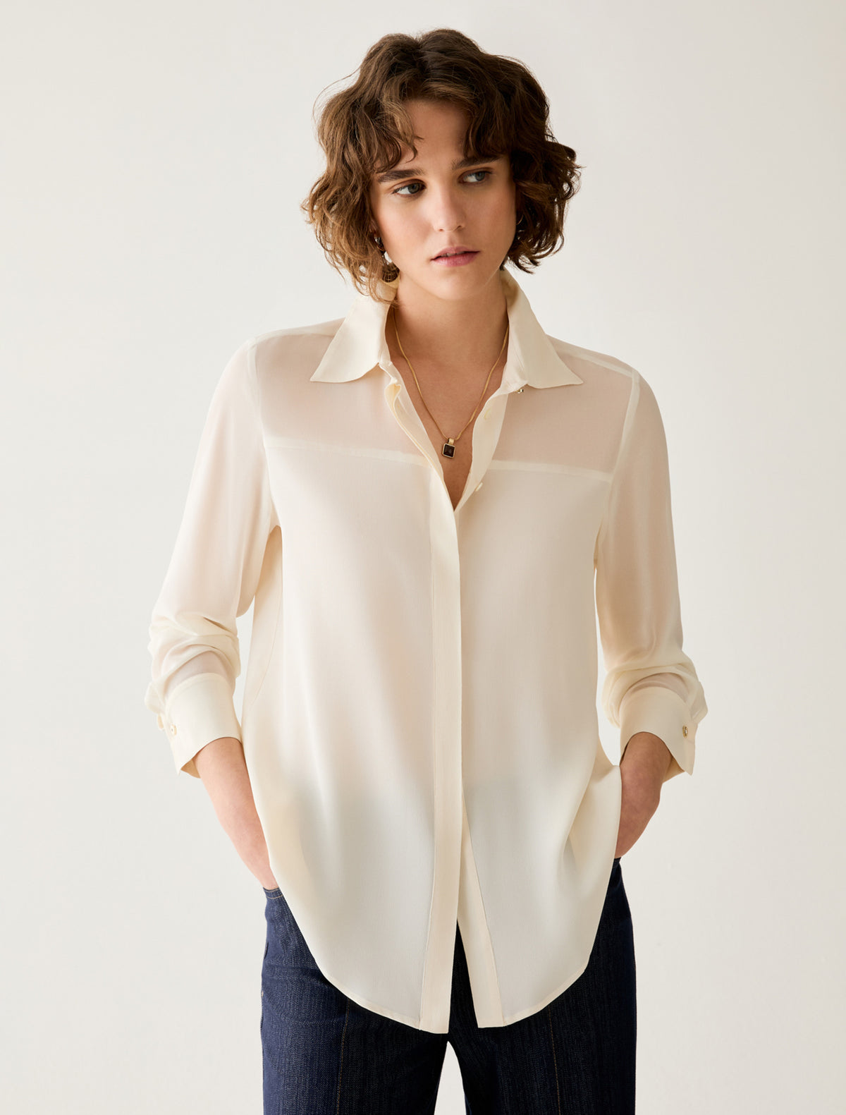 PennyBlack - Camicia crepe in misto seta - Donna