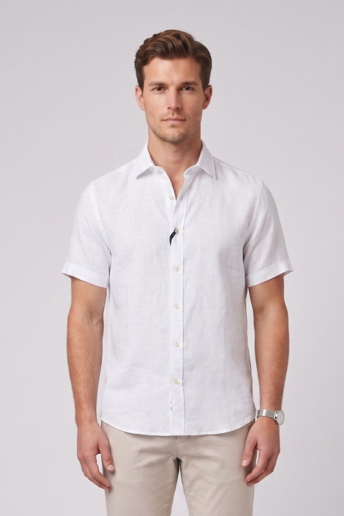 Markup - Camicia M/M Francese 100% Lino - Uomo