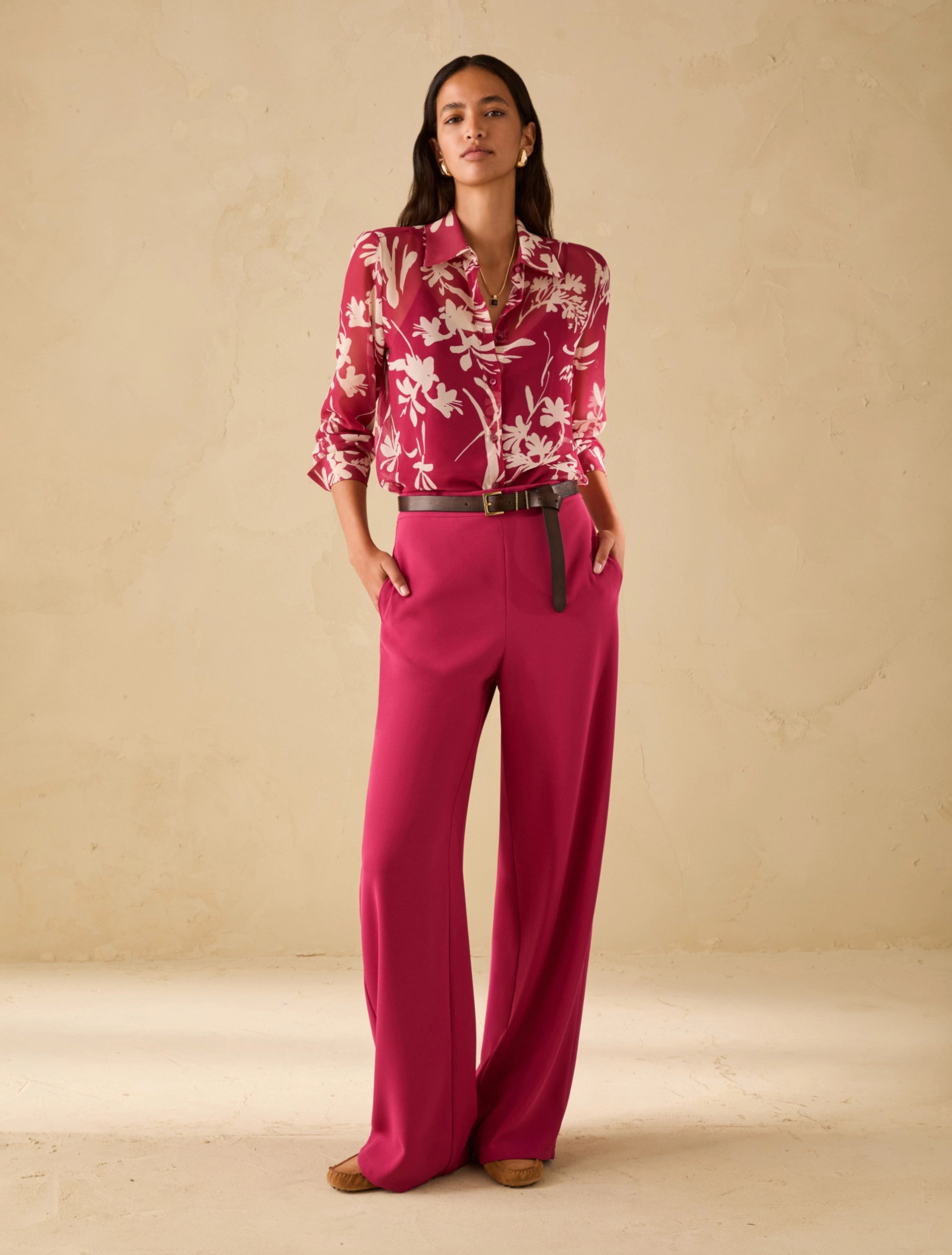 PennyBlack - Pantaloni Ampi In Tessuto Sablé - Donna