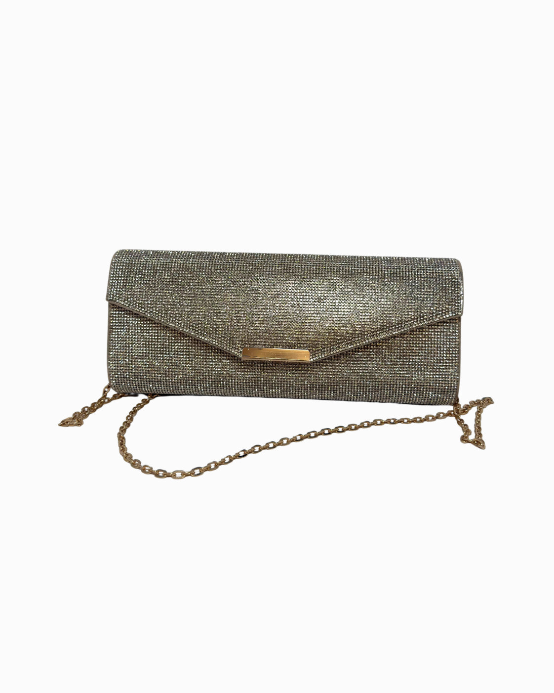 Rinascimento - Pochette con strass e catena - Donna
