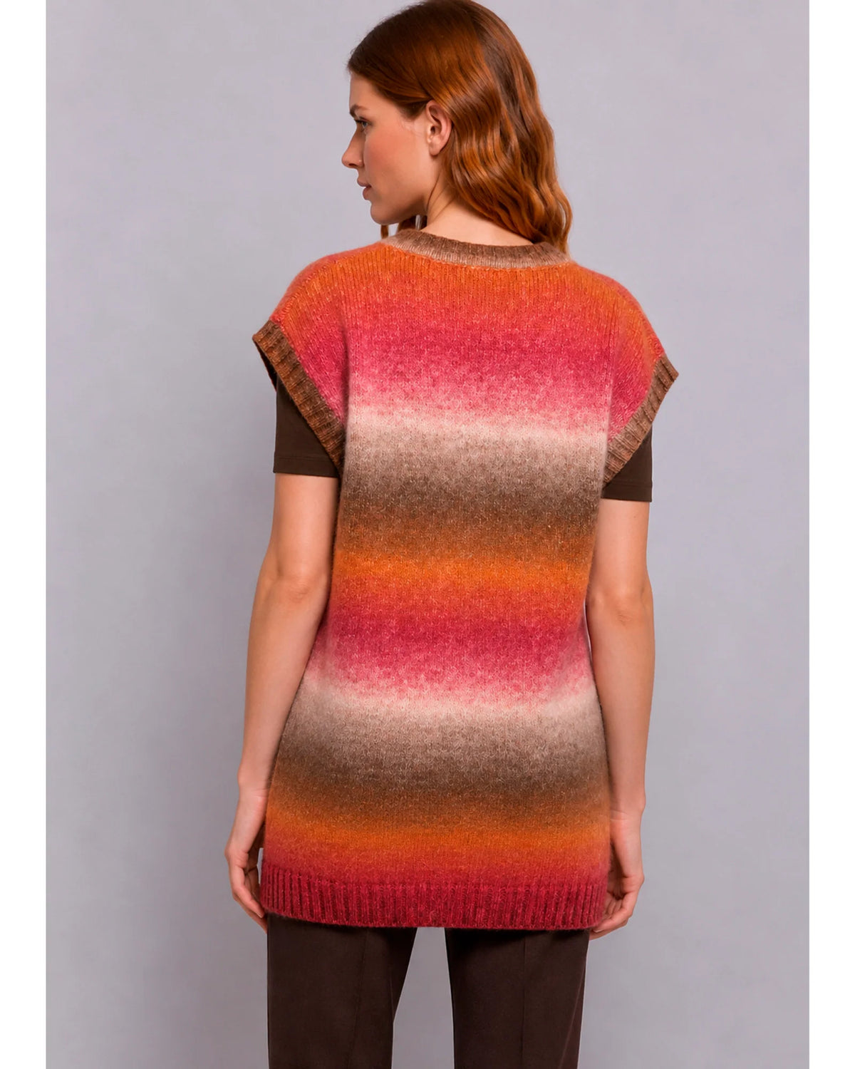 Gaudì - Gilet da donna in lana a righe - Donna