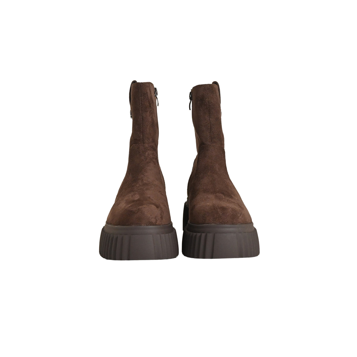 Gold&Gold - Stivaletto platform effetto camoscio - Donna