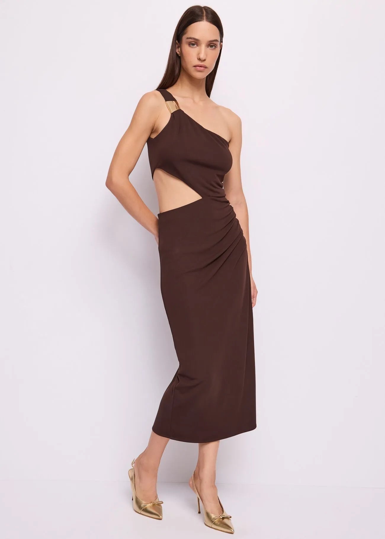 Abito  In Jersey Monospalla Donna - Gaudì Fashion