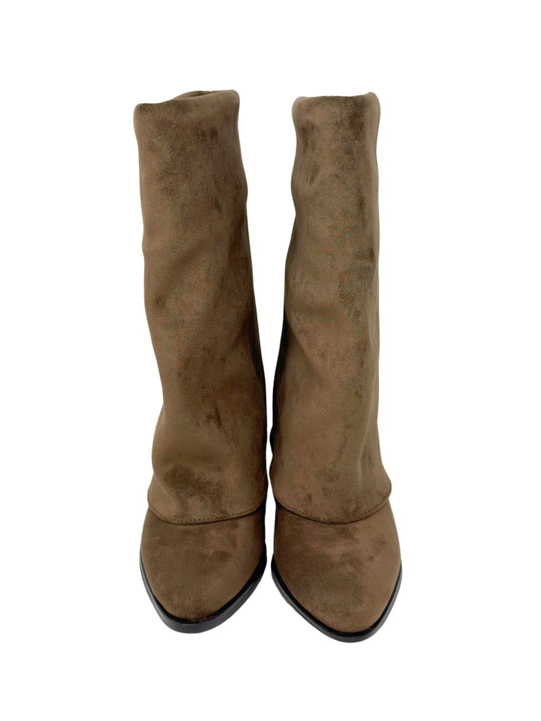 Gold&Gold - Stivale con risvolto effetto suede - Donna