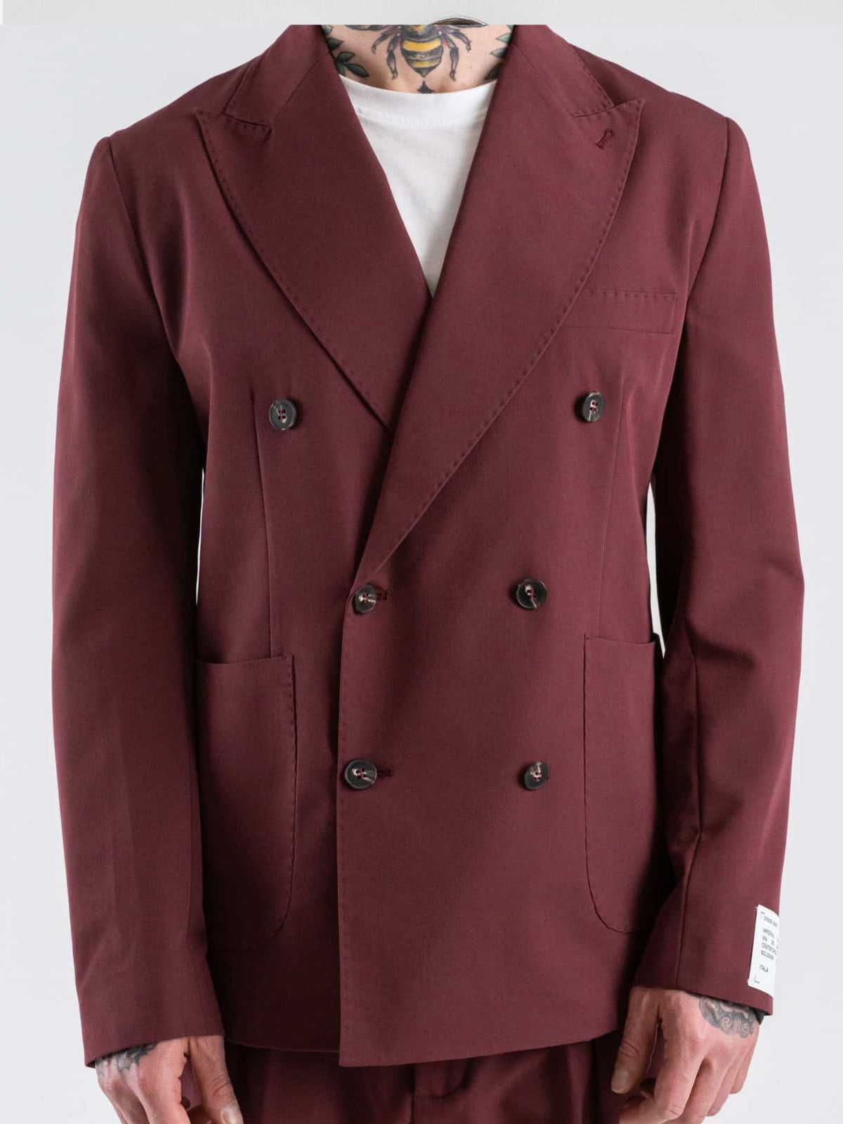 Imperial - Abito regular con Giacca a doppio petto + Pantalone cropped - Uomo