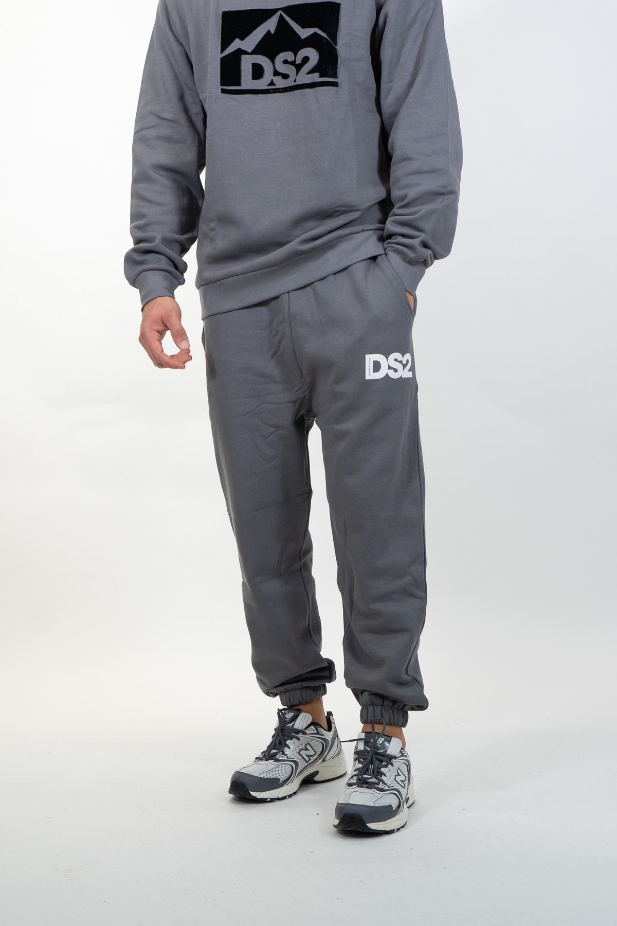 Ds2 - Pantalone tuta con maxi logo - Uomo