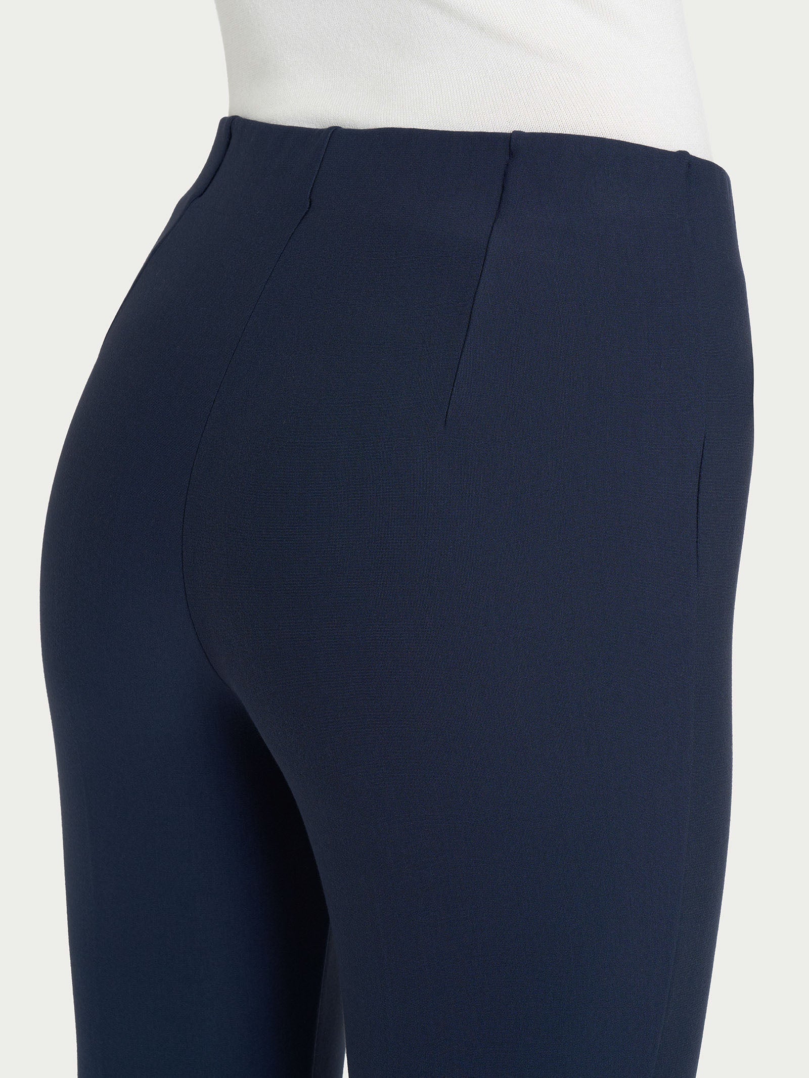 Ragno - Pantalone a sigaretta con spacchetti in Compact - Donna