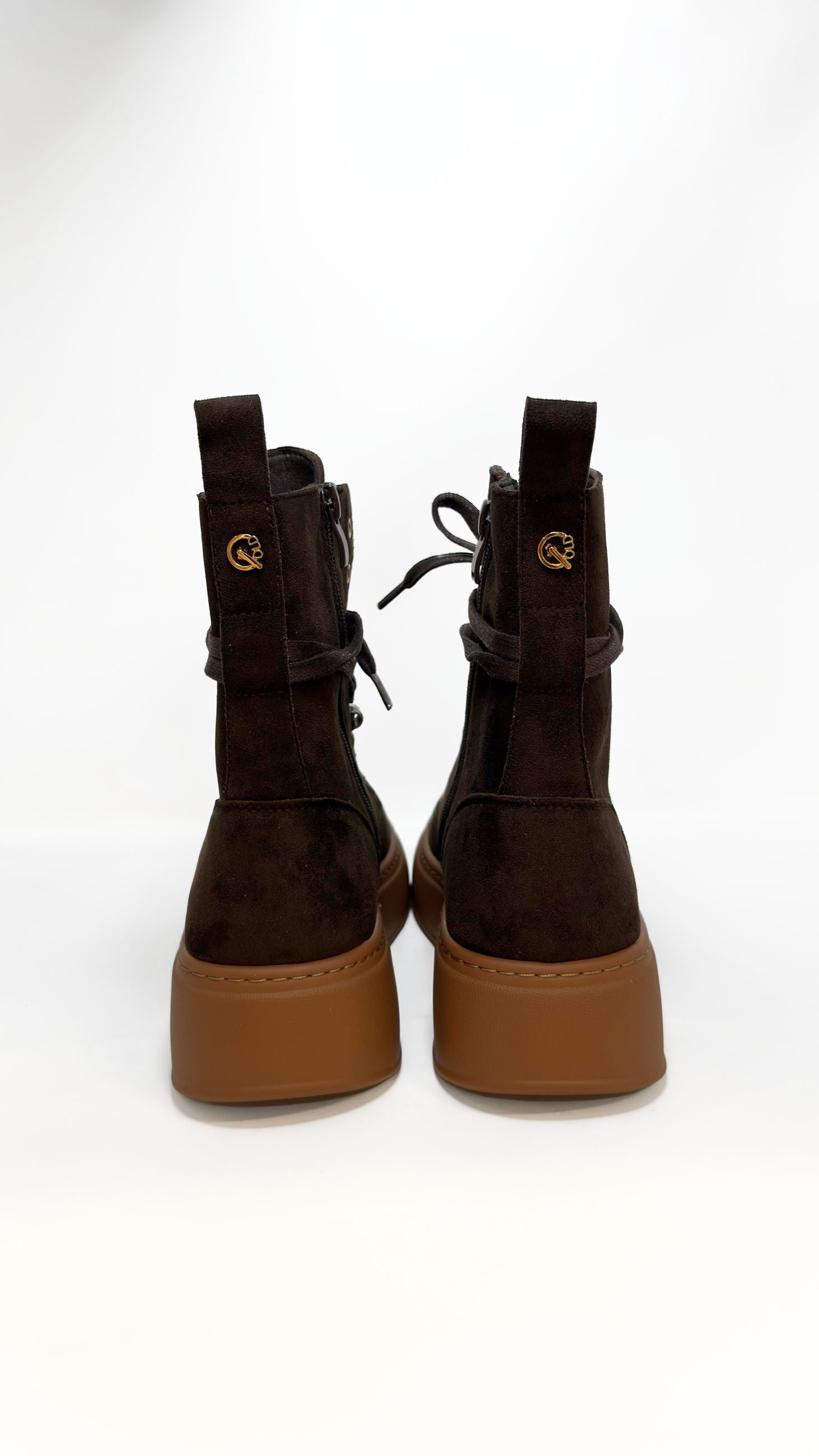 Gold&Gold - Stivaletto Scamosciato Marrone - Donna
