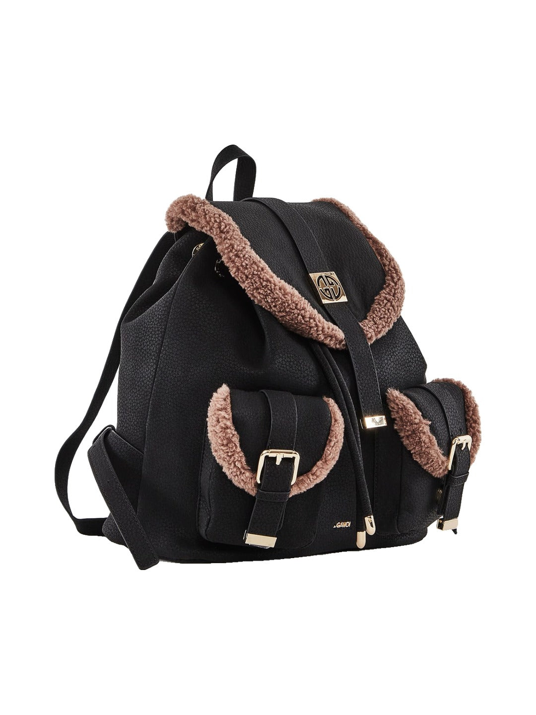 Gaudì - Zaino con dettagli in teddy - Donna