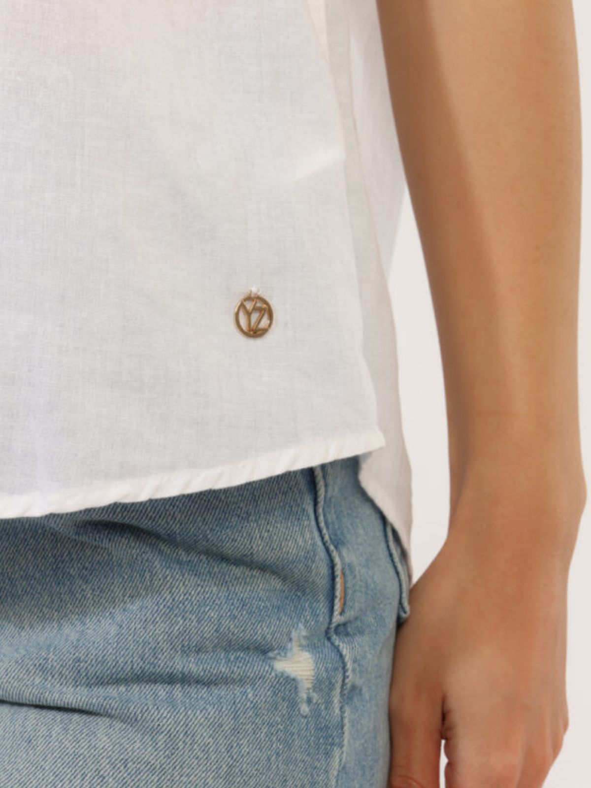 Yes Zee - Camicia  Misto Lino - Donna