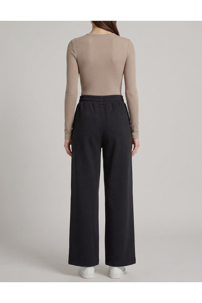 Markup - Pantalone in felpa interlock con spacchi - Donna
