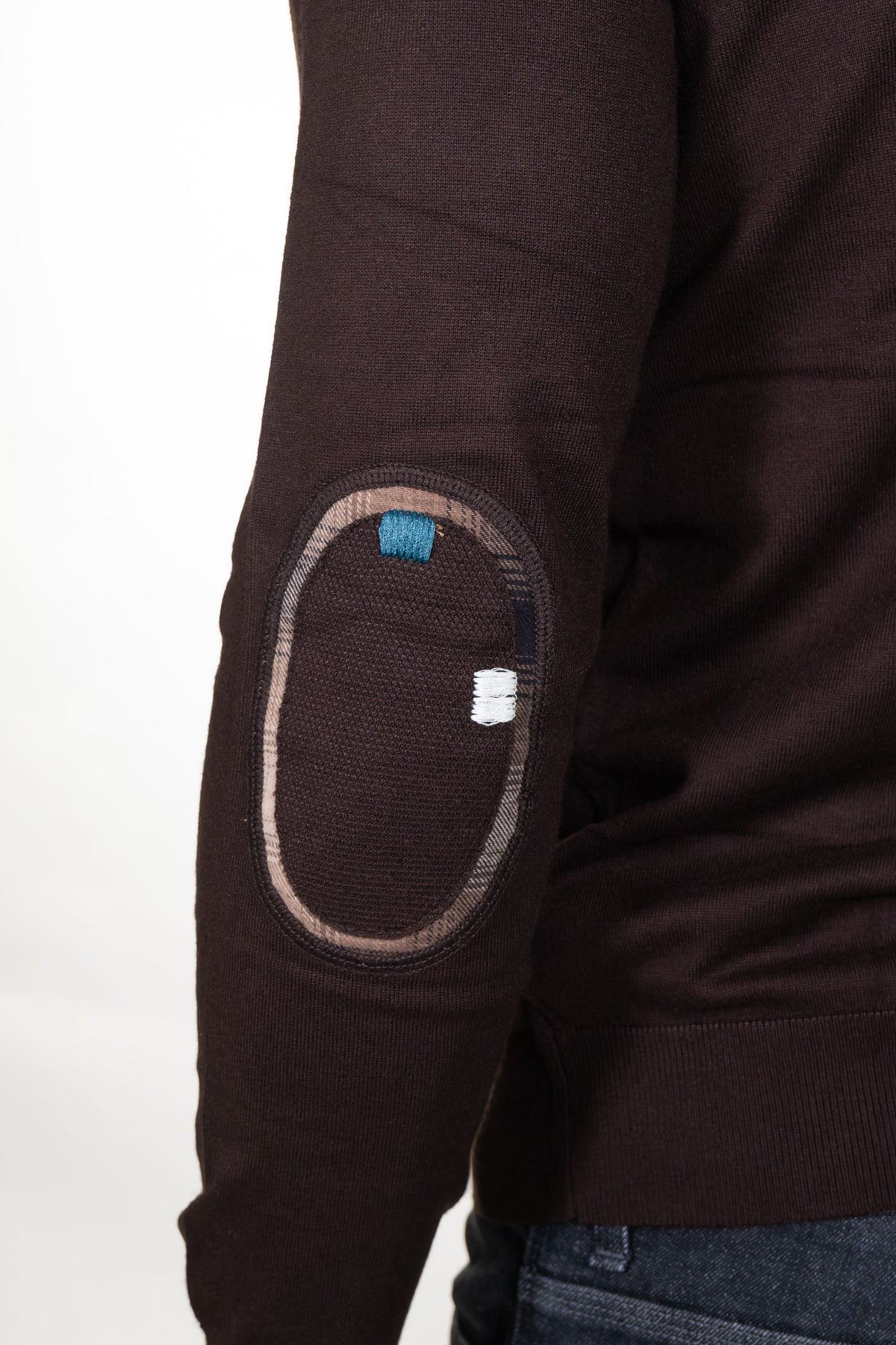 Markup - Maglia girocollo con toppe - Uomo