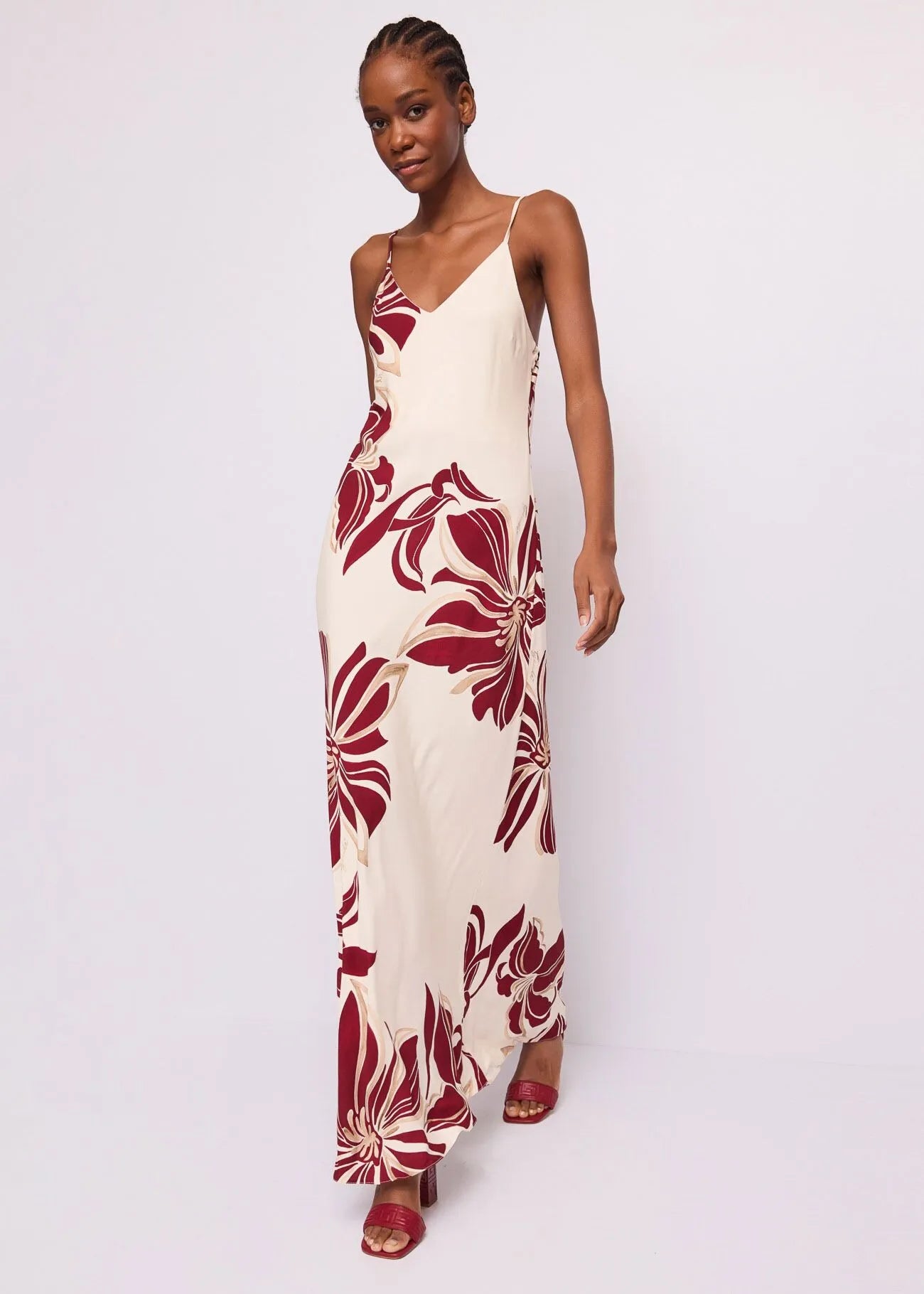 Abito da donna in twill con stampa floreale Donna - Gaudì Fashion