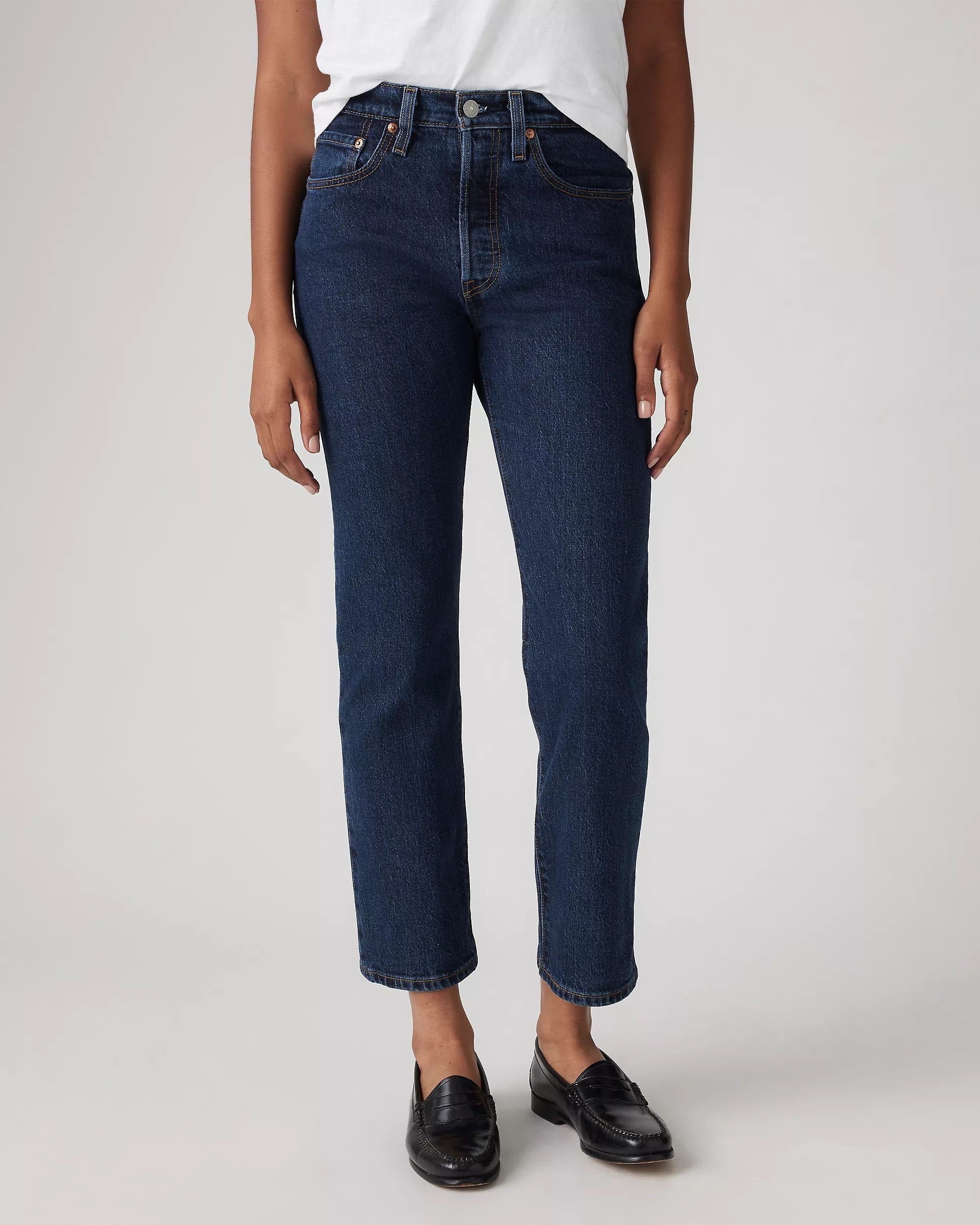 Levi's - 501 Original Cropped Salsa Stonewashed - Donna