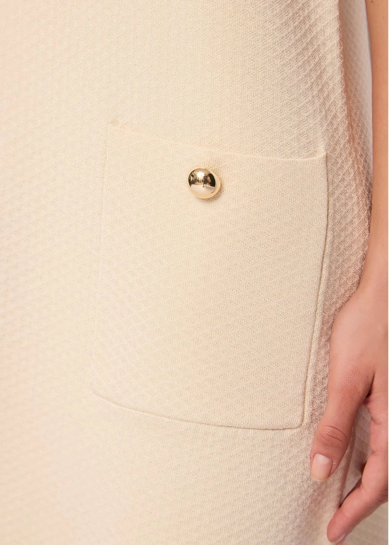 Abito con tasche e bottoni dorati Donna - Gaudì Fashion